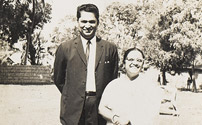 With wife Mrs. Anita Chowdhury
